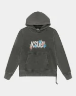 Ksubi Graff Rose Kash Hoodie Acid Grey