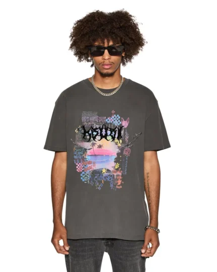 Ksubi Vandals Biggie T-shirt Faded Black