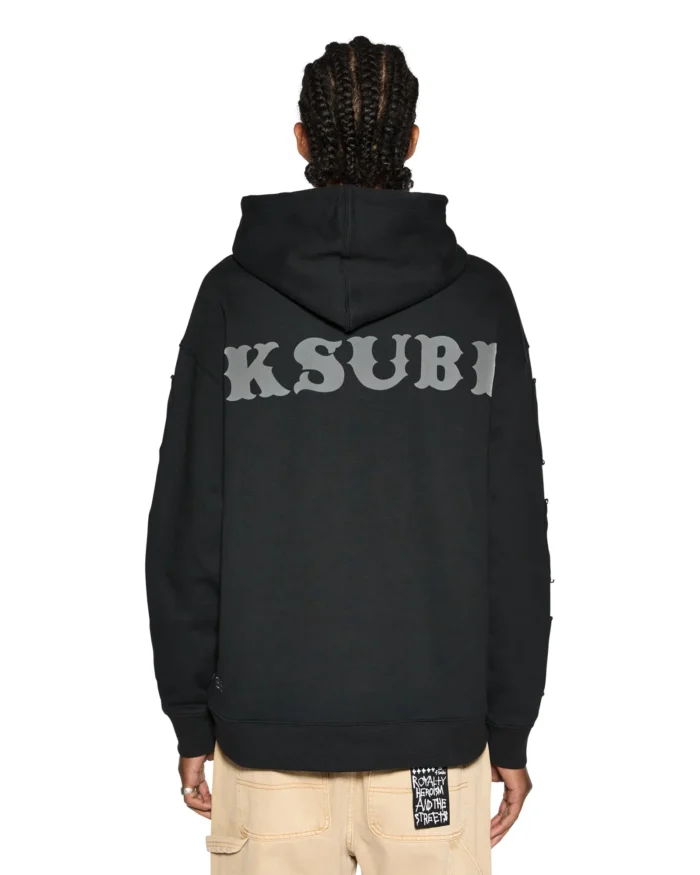 Ksubi West Biggie Hoodie Jet Black